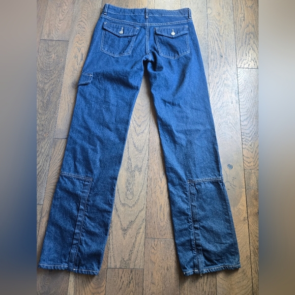 Zara Relaxed Indigo Jeans Size 6 - Picture 6 of 7